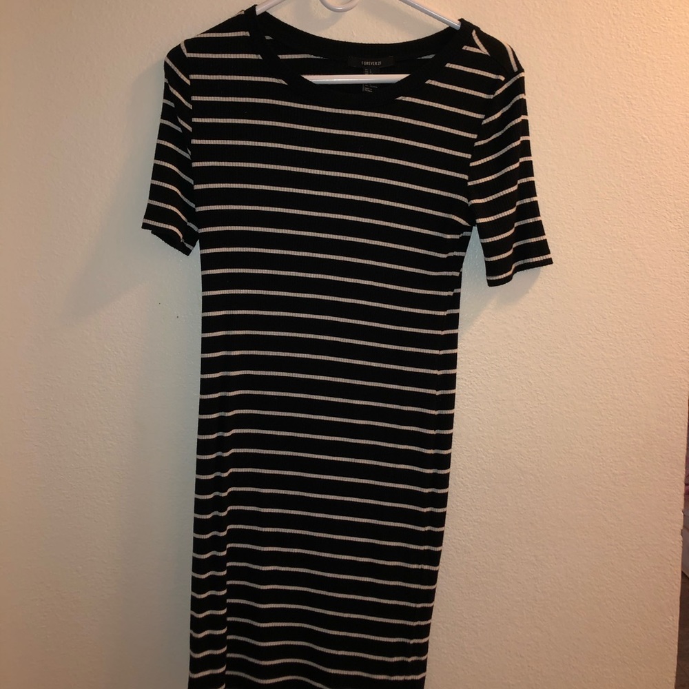 Black and white dress